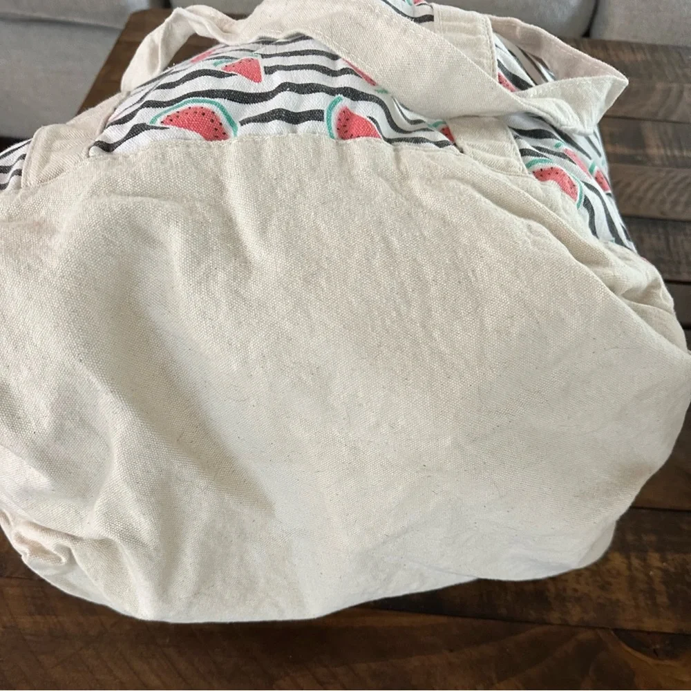 Watermelon Print Tote Bag - Picture 3 of 6